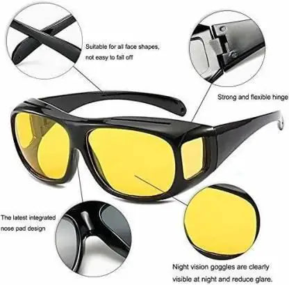 Hd Vision Goggles Anti-Glare Polarized Sunglasses Men