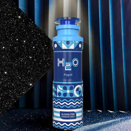 H2O Alcohol Free DeoDorant Spray 200ml Omaar 9ml Pure Perfume (Pack of 1)