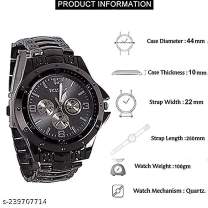 Arabic VVS Skeleton Automatic Watch Luxury Black Dial with Roman Numerals