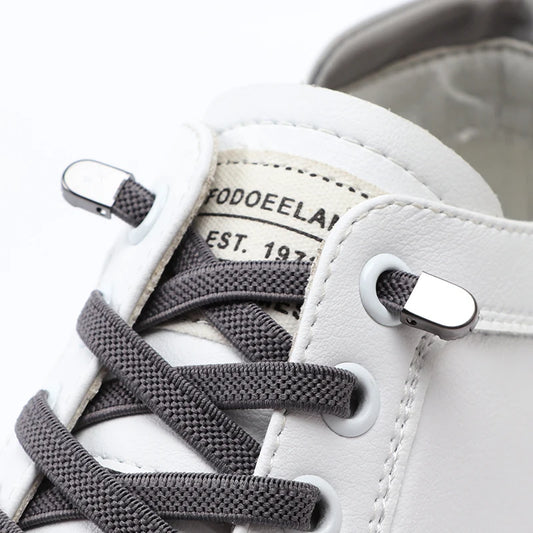 No Tie Elastic Shoe Laces One Size Fits All Adult Shoes Shoelaces for Sneakers Shoelace Tieless Flat Expand Shoestrings