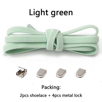 No Tie Elastic Shoe Laces One Size Fits All Adult Shoes Shoelaces for Sneakers Shoelace Tieless Flat Expand Shoestrings