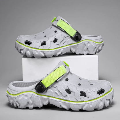 Men Slippers Summer New EVA Soft-soled Slides Sandals Indoor Outdoor Walking Beach Shoes Flip Flops Mens Shoes Big Size 46 47