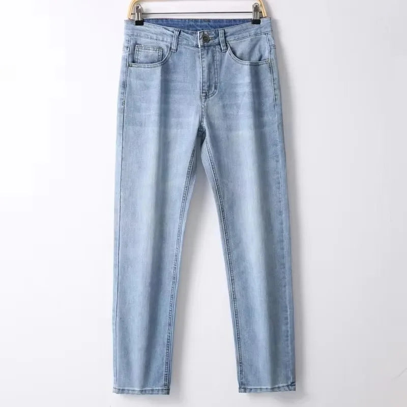 2025 Brand Jeans Summer Style Utr Thin Light  Men's Jeans Fashion Male Casual Denim Men's Jeans Slim Wholesale Jeans
