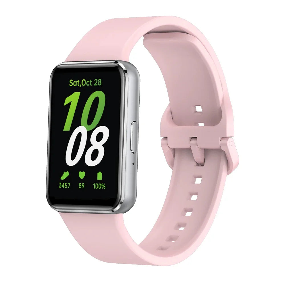 Silicone Strap For Samsung Galaxy Fit 3 Watch Bracelet Replacement Sport Watchband For Samsung Galaxy Fit3 Band Accessories